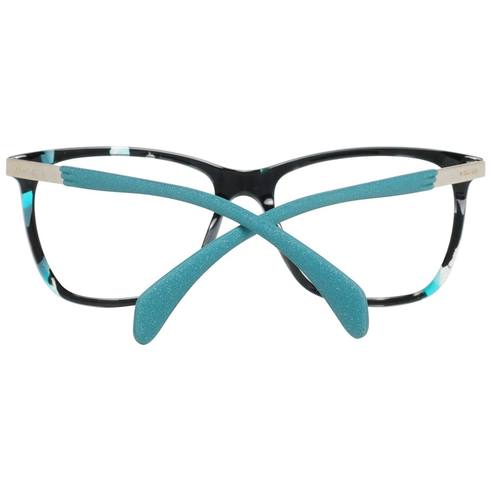 Police Black Metal & Plastic Glasses Frames