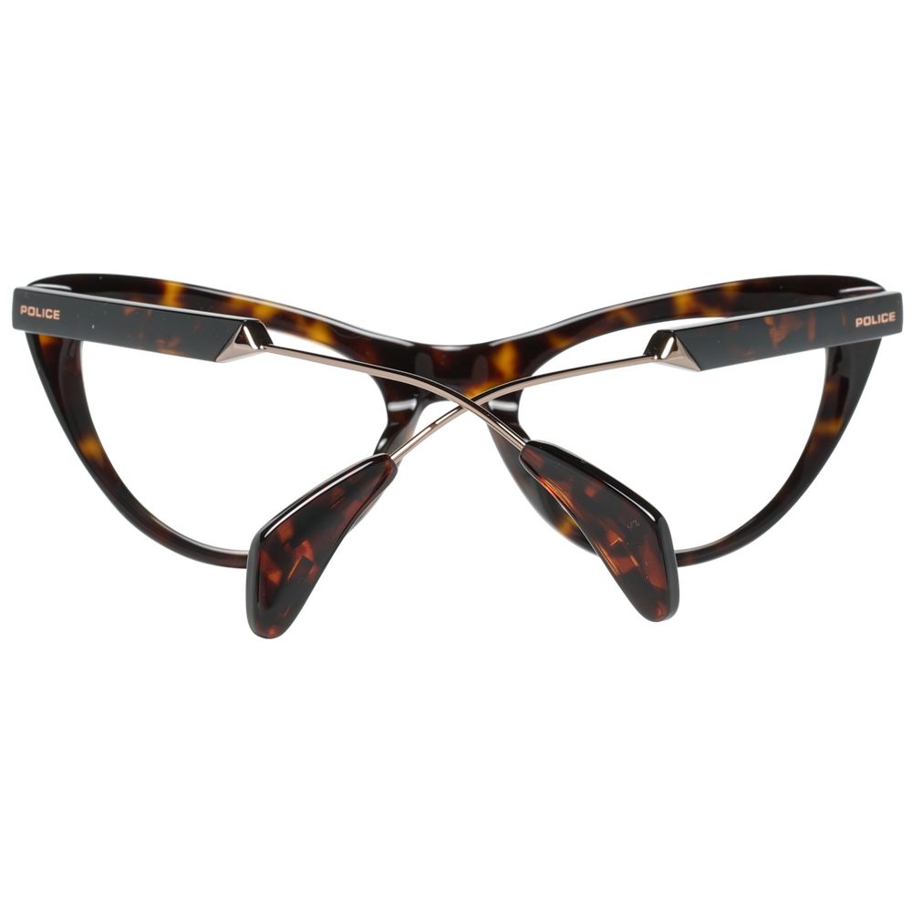 Police Brown Metal & Plastic Glasses Frames