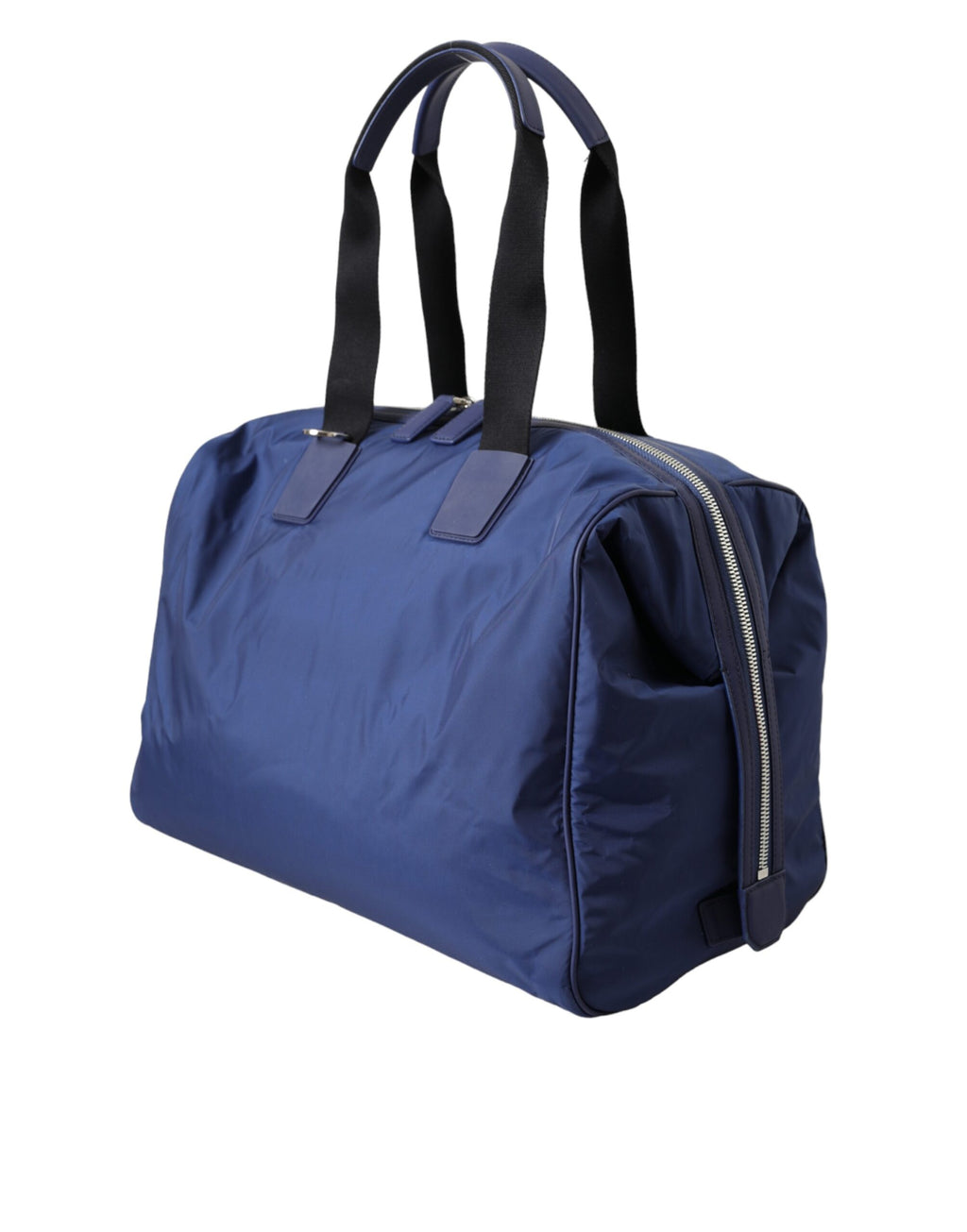 Dolce & Gabbana Blue Nylon Calfskin Hand Shoulder Duffel Bag - Eljoys Fashion 