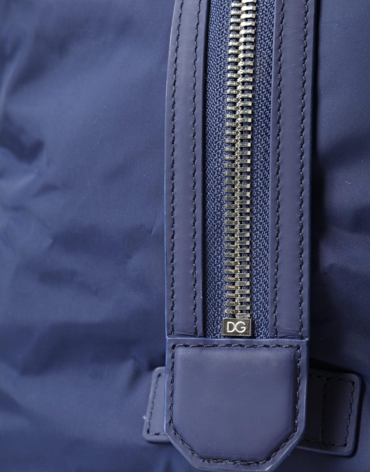 Dolce & Gabbana Blue Nylon Calfskin Hand Shoulder Duffel Bag - Eljoys Fashion 