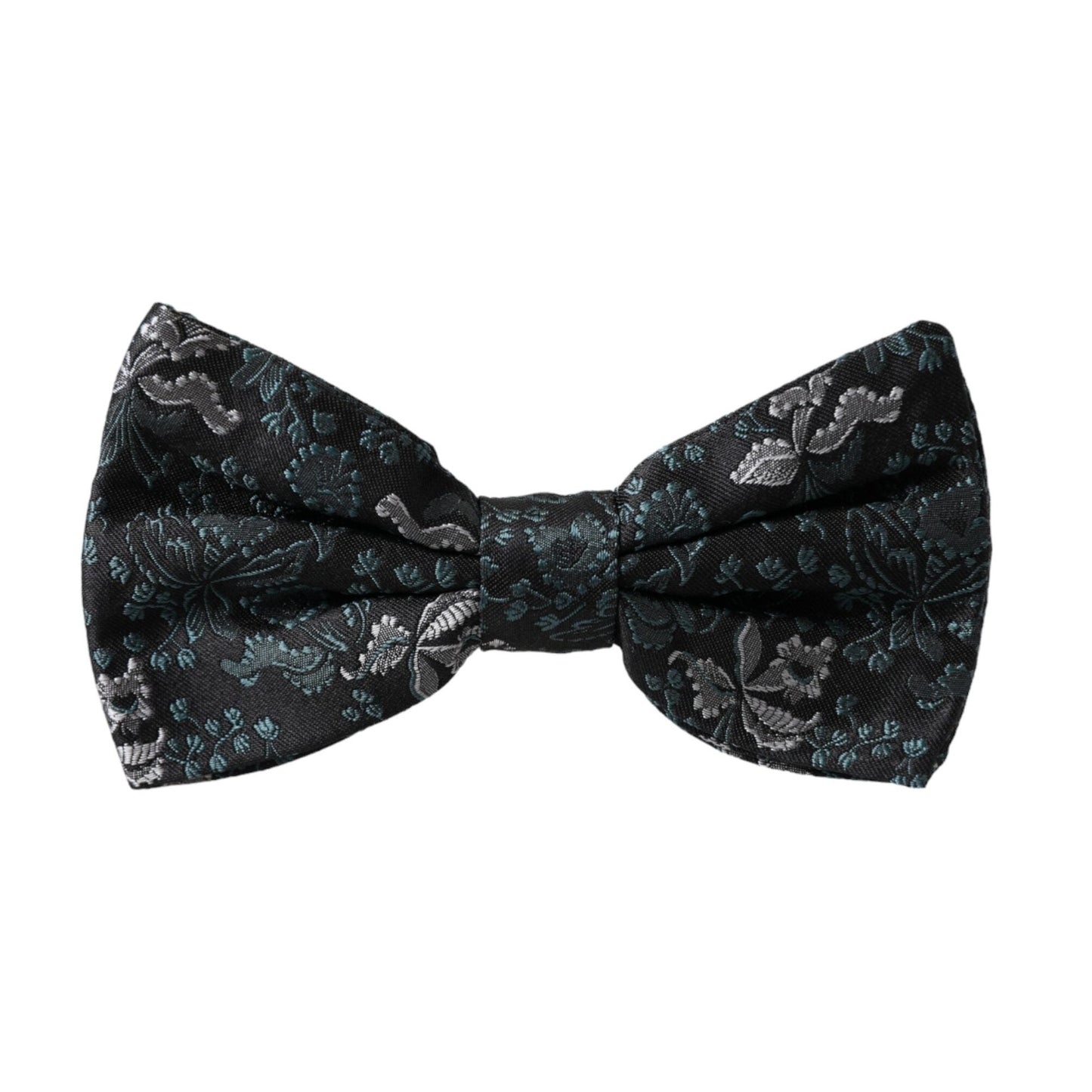 Dolce & Gabbana Multicolor Fantasy Floral Silk Adjustable Neck Men Bow Tie Dolce & Gabbana