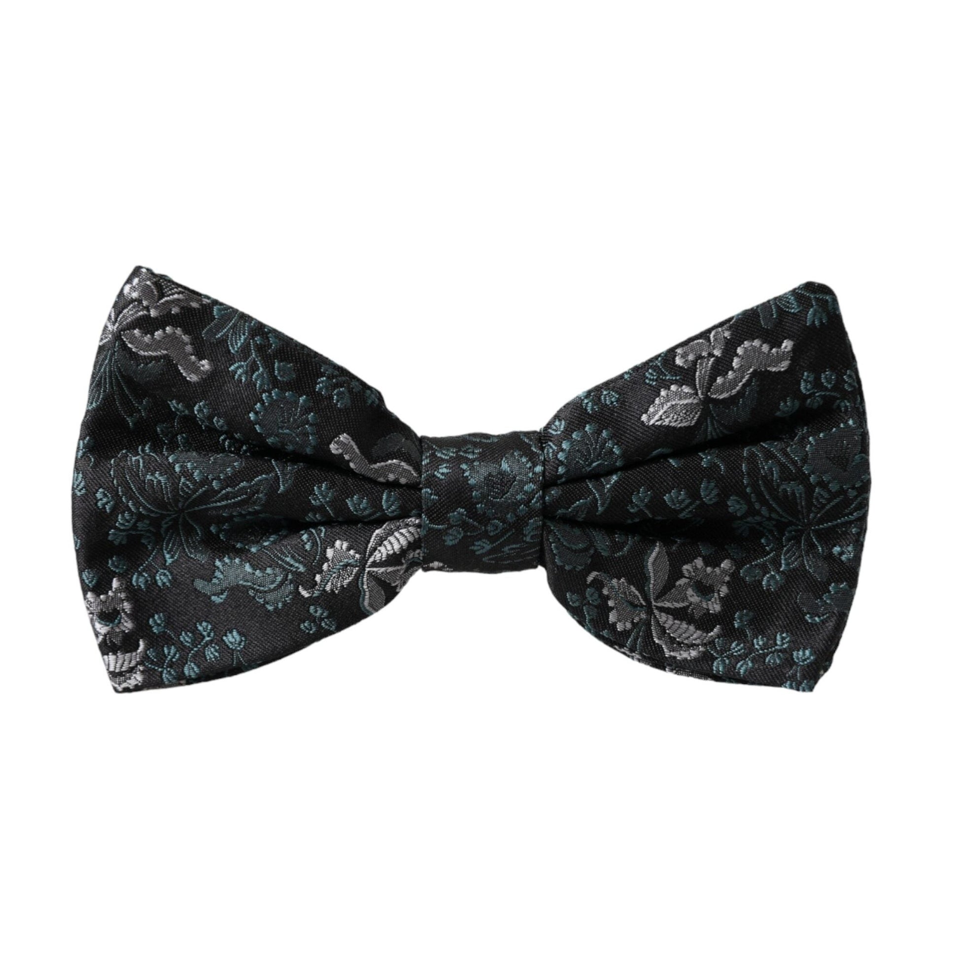 Dolce & Gabbana Multicolor Fantasy Floral Silk Adjustable Neck Men Bow Tie Dolce & Gabbana