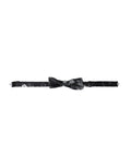Dolce & Gabbana Black Floral Fantasy Adjustable Neck Men Bow Tie - Eljoys Fashion 