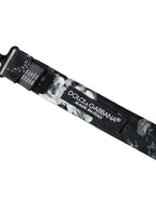 Dolce & Gabbana Black Floral Fantasy Adjustable Neck Men Bow Tie - Eljoys Fashion 