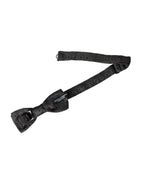 Dolce & Gabbana Dark Gray Silk Patterned Adjustable Neck Men Bow Tie