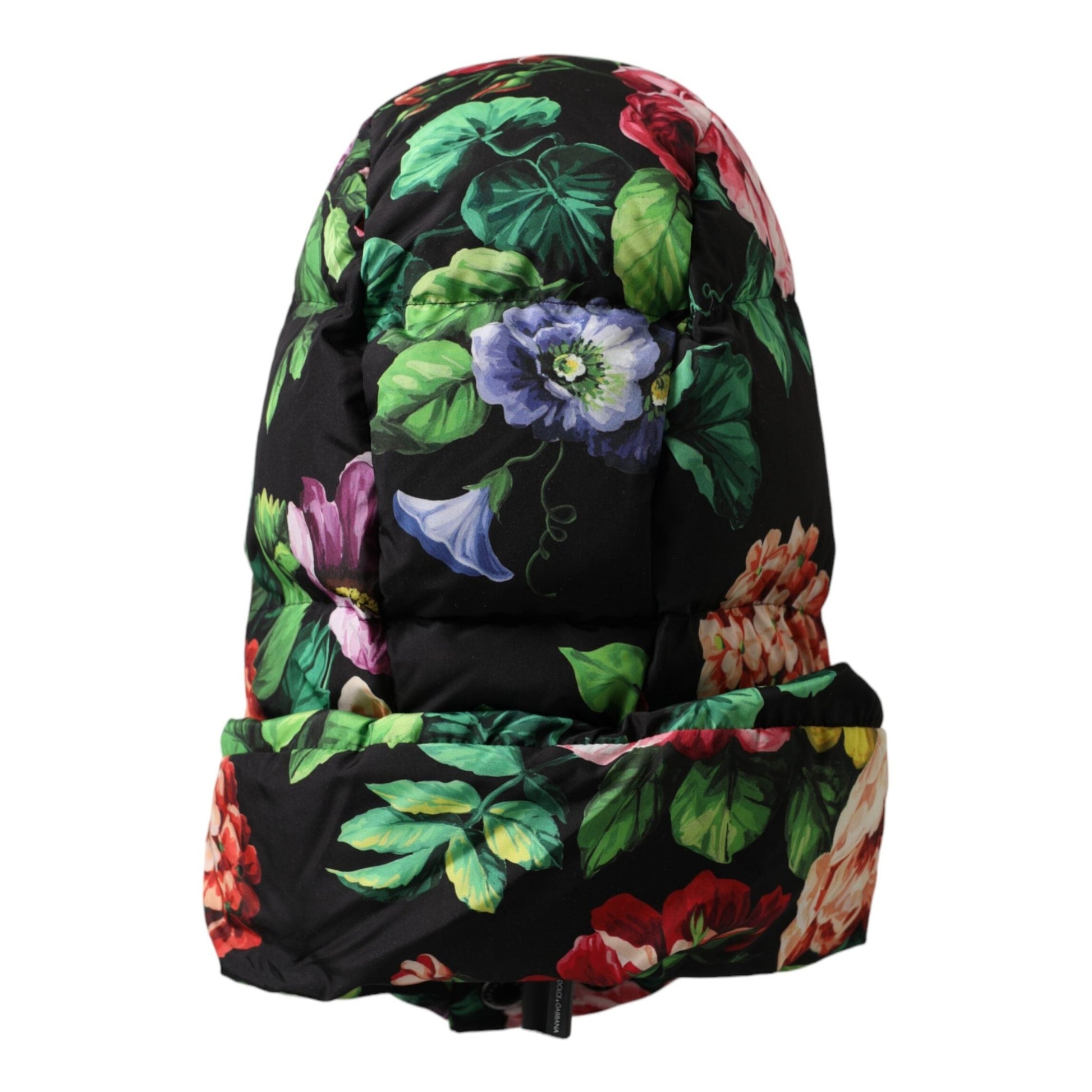 Dolce & Gabbana Hat Multicolor Floral Whole Head Wrap Hat
