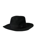 Dolce & Gabbana Black Rabbit Fedora Trilby Women Hat - Eljoys Fashion 