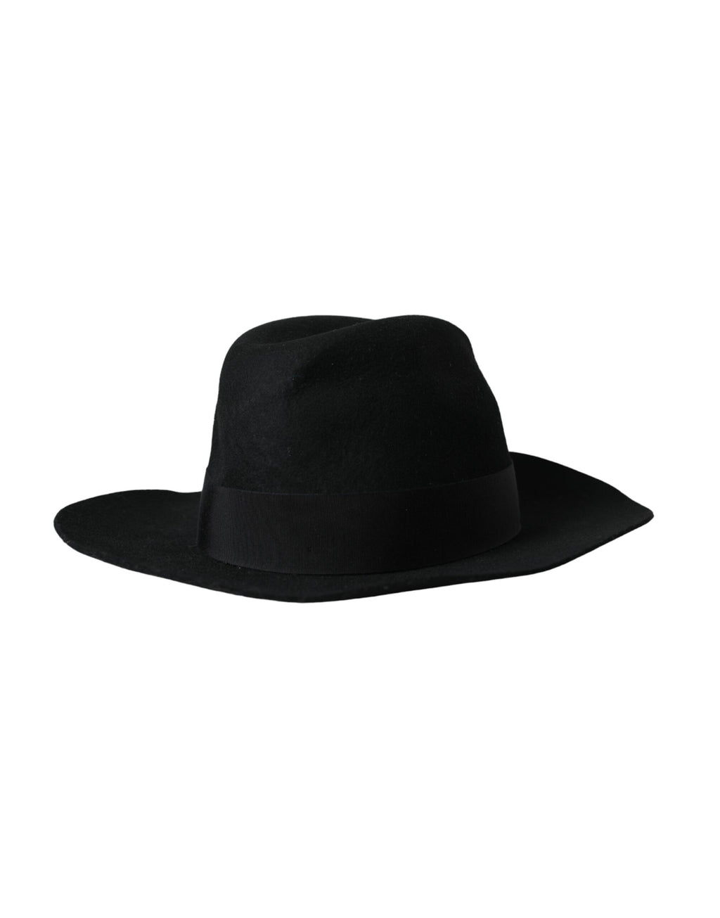 Dolce & Gabbana Black Rabbit Fedora Trilby Women Hat - Eljoys Fashion 