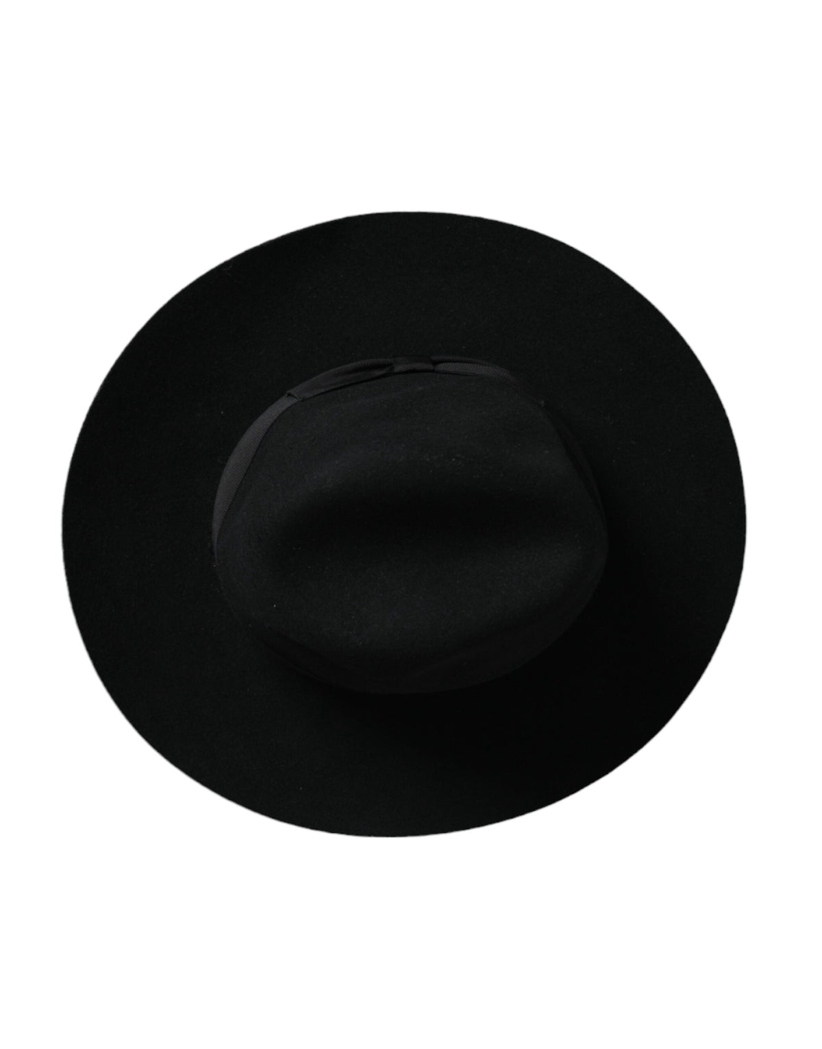 Dolce & Gabbana Black Rabbit Fedora Trilby Women Hat - Eljoys Fashion 