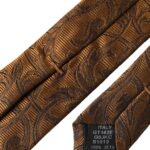 Dolce & Gabbana Brown Floral 100% Silk Adjustable Men Tie Dolce & Gabbana