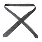 Dolce & Gabbana Dark Gray 100% Silk Patterned Adjustable Men Tie