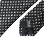Dolce & Gabbana Dark Gray 100% Silk Patterned Adjustable Men Tie