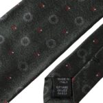 Dolce & Gabbana Dark Gray 100% Silk Fantasy Adjustable Men Tie Dolce & Gabbana