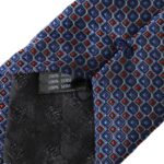 Dolce & Gabbana Navy Blue Silk Patterned Adjustable Men Tie Dolce & Gabbana
