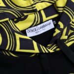Dolce & Gabbana Black Logo Cotton Hooded Sweatshirt Sweater - Eljoys Fashion 