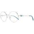 Emilio Pucci rose gold metal glasses frames with sleek design and clear lenses, stylish and lightweight for everyday wear.