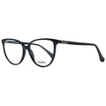 Max Mara black plastic eyeglass frames with sleek design and clear lenses, showcasing stylish eyewear for everyday wear.