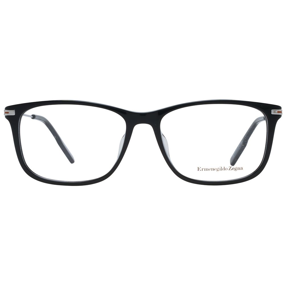 Ermenegildo Zegna Black Plastic Glasses Frames Ermenegildo Zegna