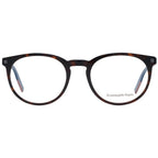 Ermenegildo Zegna Brown Plastic Glasses Frames