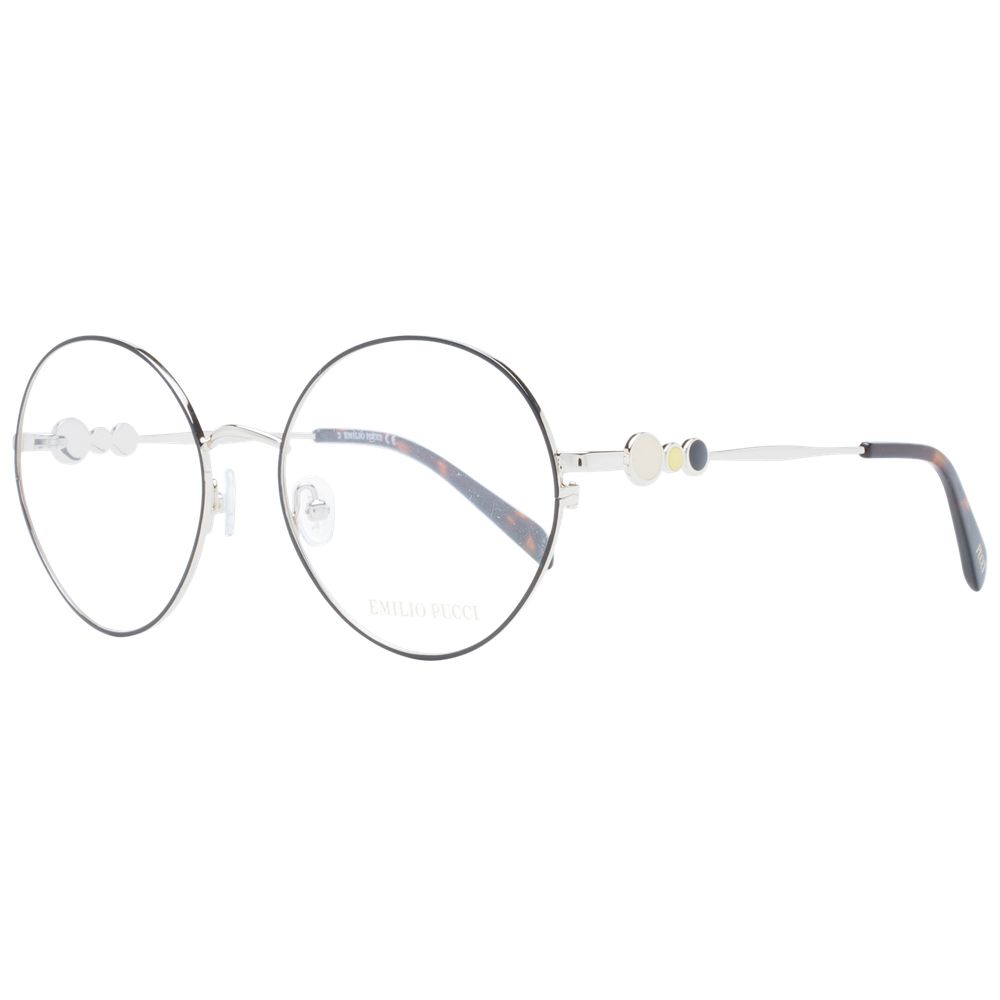 Emilio Pucci Black Metal Glasses Frames