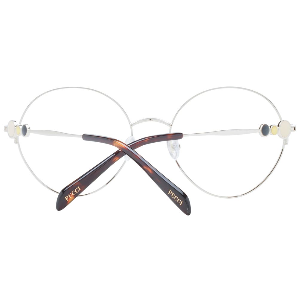 Emilio Pucci Black Metal Glasses Frames