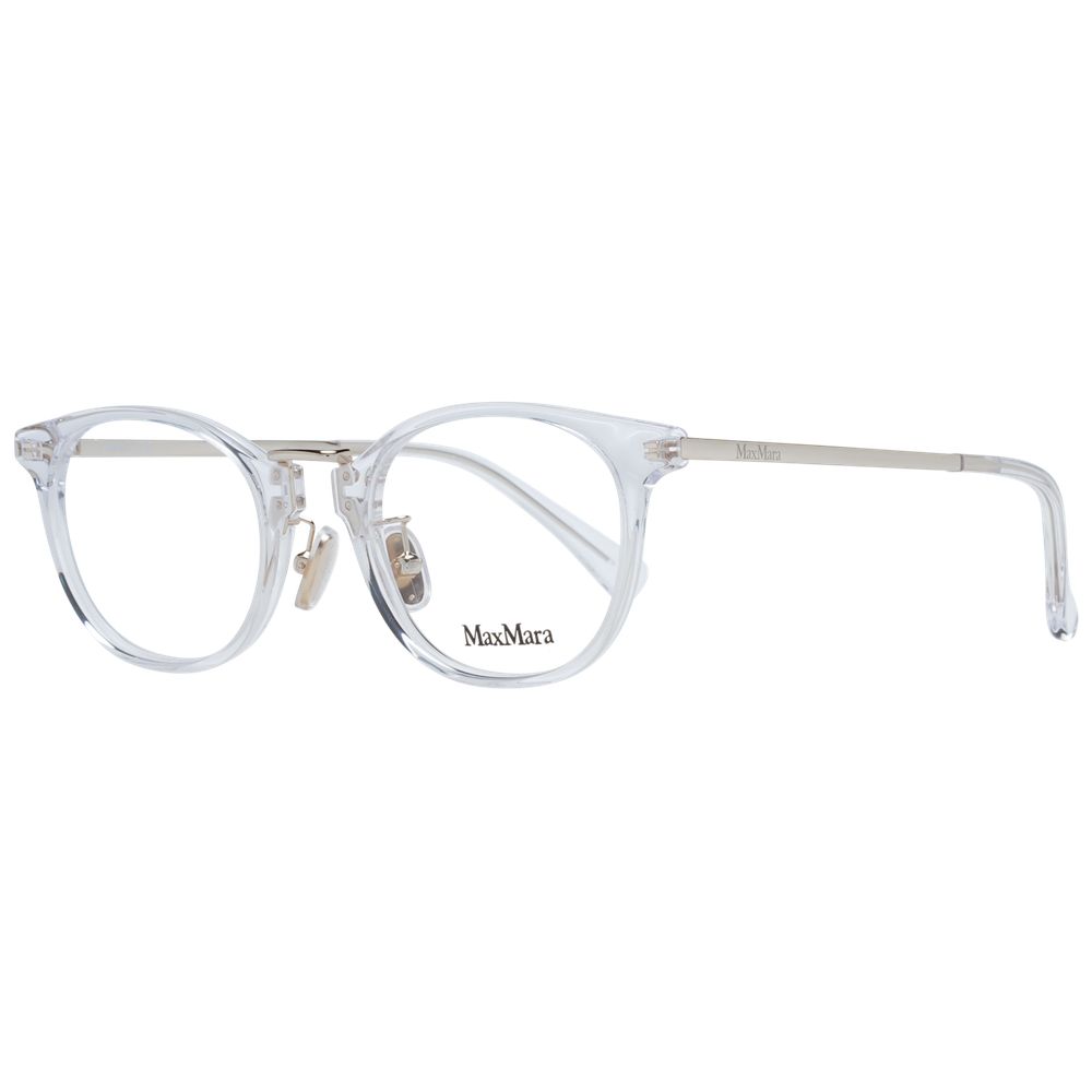 Max Mara White Plastic Glasses Frames