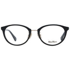 Max Mara black plastic glasses frames, stylish and lightweight eyewear with a modern design, suitable for everyday wear.
