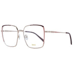 Emilio Pucci silver metal glasses frames with sleek design and clear lenses, stylish eyewear for a modern look.