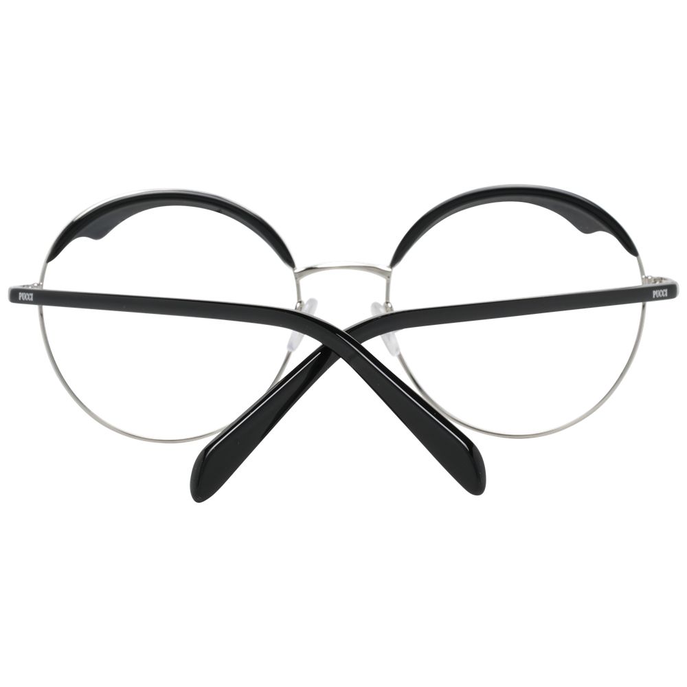 Emilio Pucci Black Metal & Plastic Glasses Frames Emilio Pucci