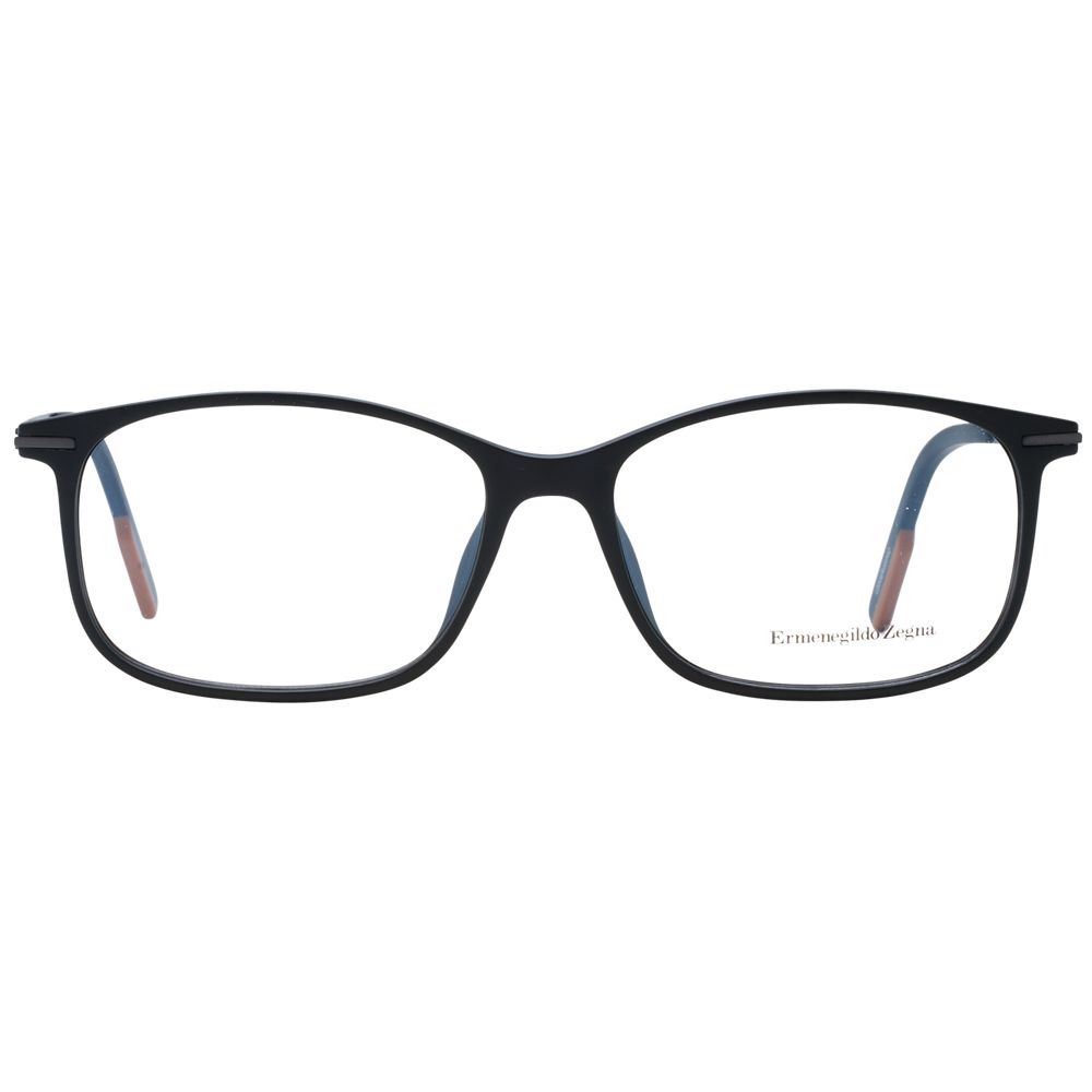 Ermenegildo Zegna Black Titanium Glasses Frames