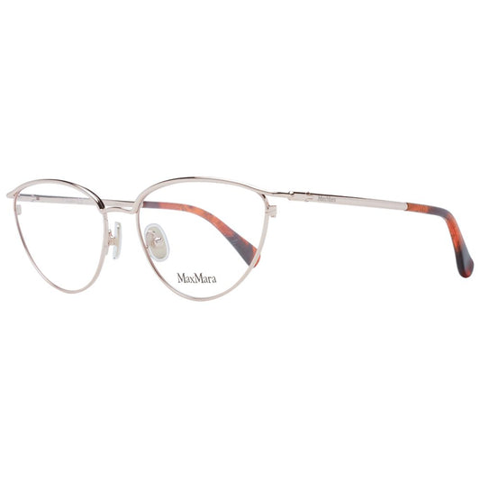 Max Mara Rose Gold Metal Glasses Frames