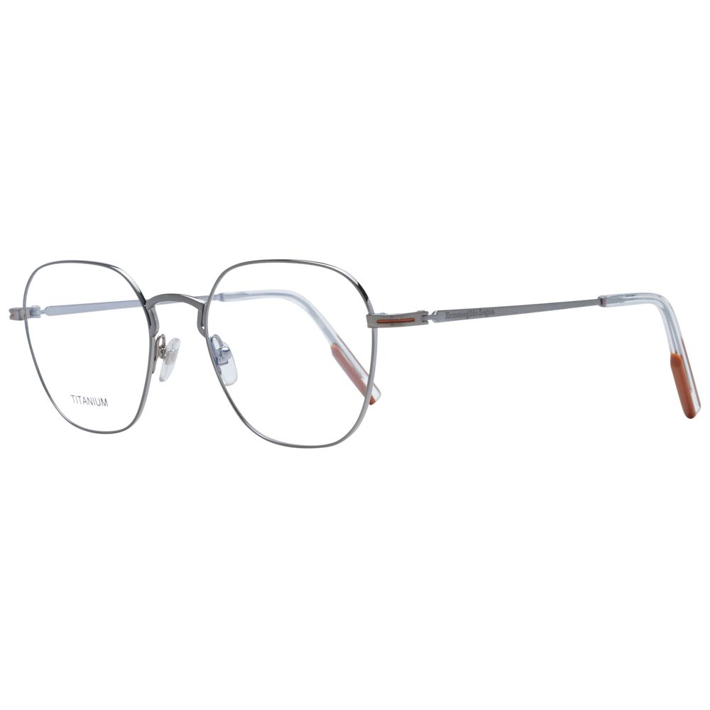 Ermenegildo Zegna Gray Titanium Glasses Frames