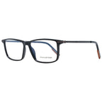 Ermenegildo Zegna Black Plastic Glasses Frames