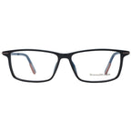 Ermenegildo Zegna Black Plastic Glasses Frames