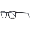 Ermenegildo Zegna Black Plastic Glasses Frames