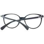 Max Mara black plastic eyeglass frames shown in the image, featuring a sleek and modern design for stylish eyewear.