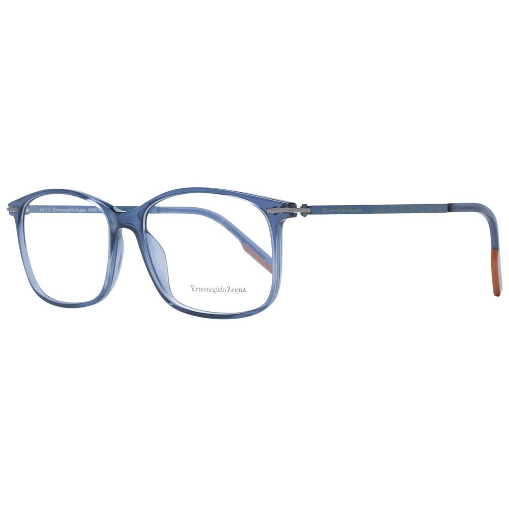 Ermenegildo Zegna Blue Titanium Glasses Frames