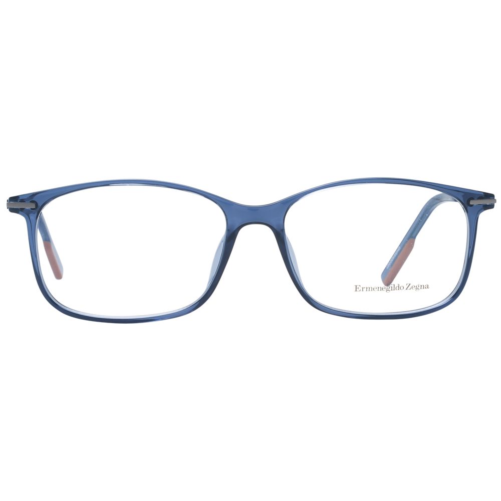 Ermenegildo Zegna Blue Titanium Glasses Frames