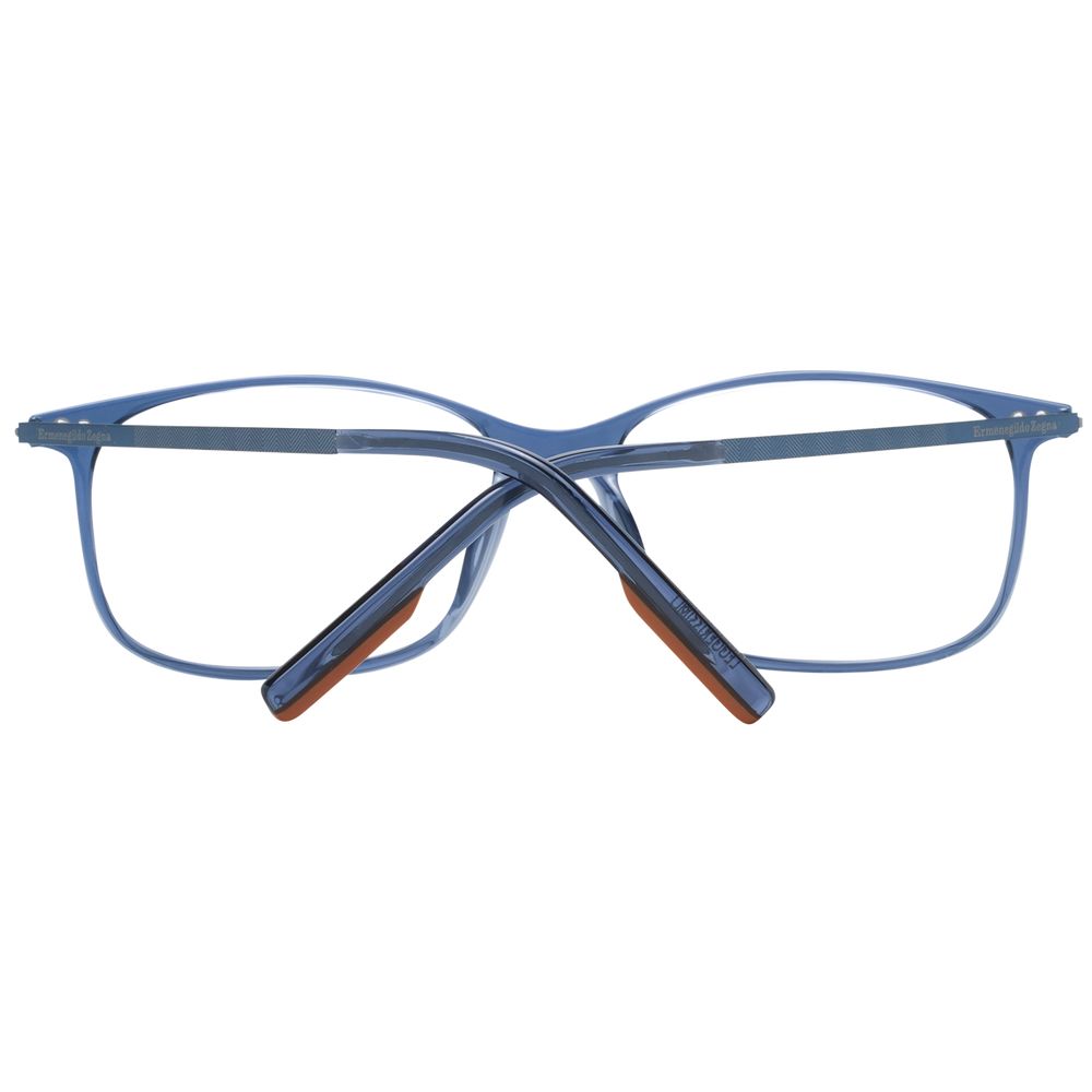 Ermenegildo Zegna Blue Titanium Glasses Frames