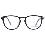 Ermenegildo Zegna Black Plastic Glasses Frames