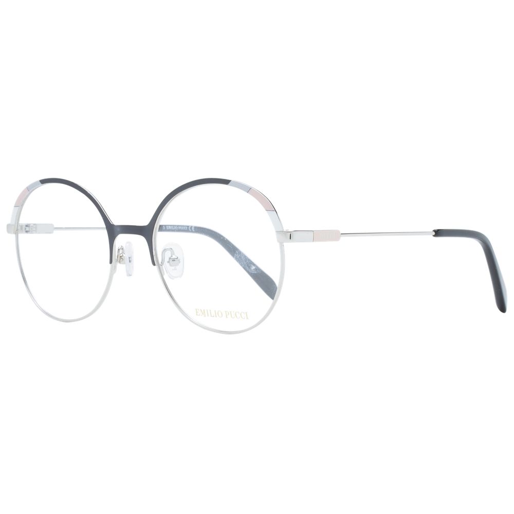 Emilio Pucci Black Metal Glasses Frames
