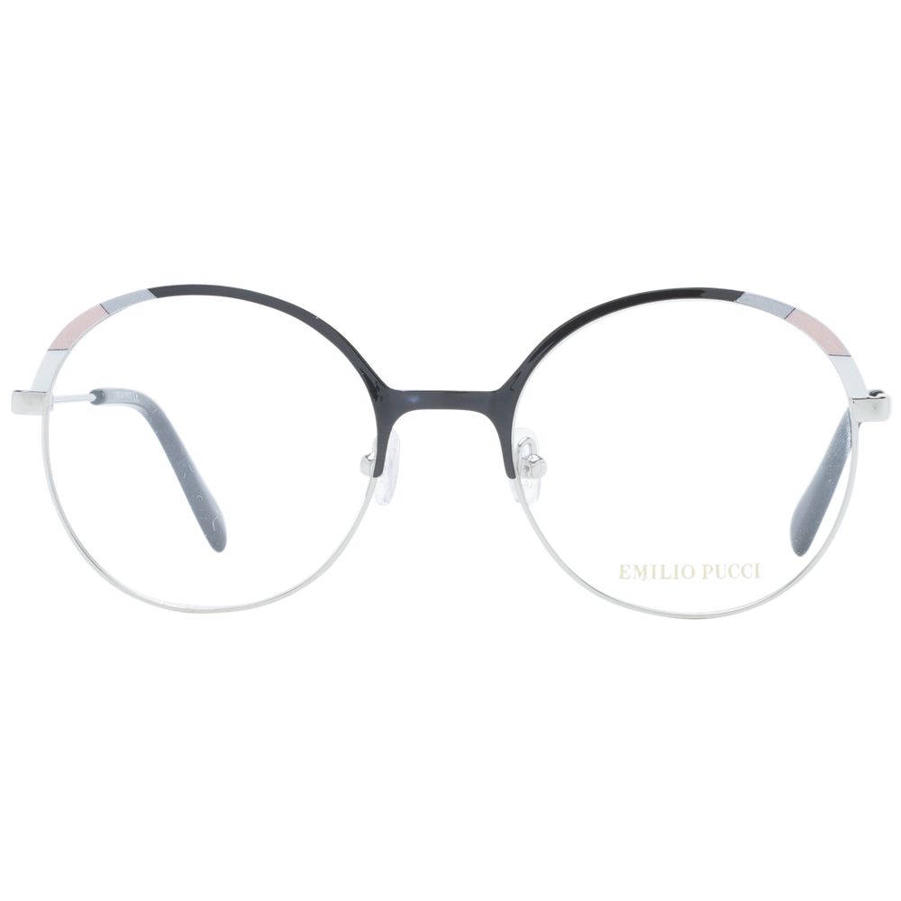 Emilio Pucci Black Metal Glasses Frames