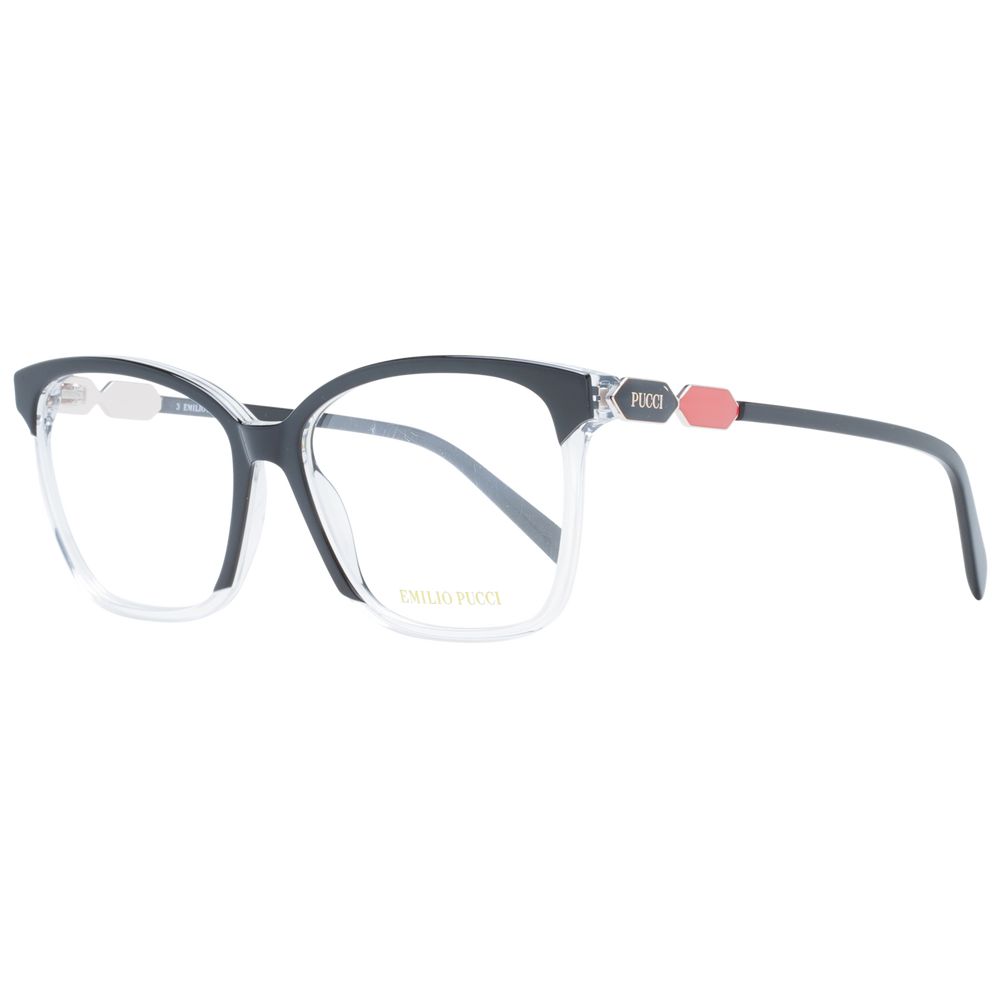 Emilio Pucci Black Plastic Glasses Frames
