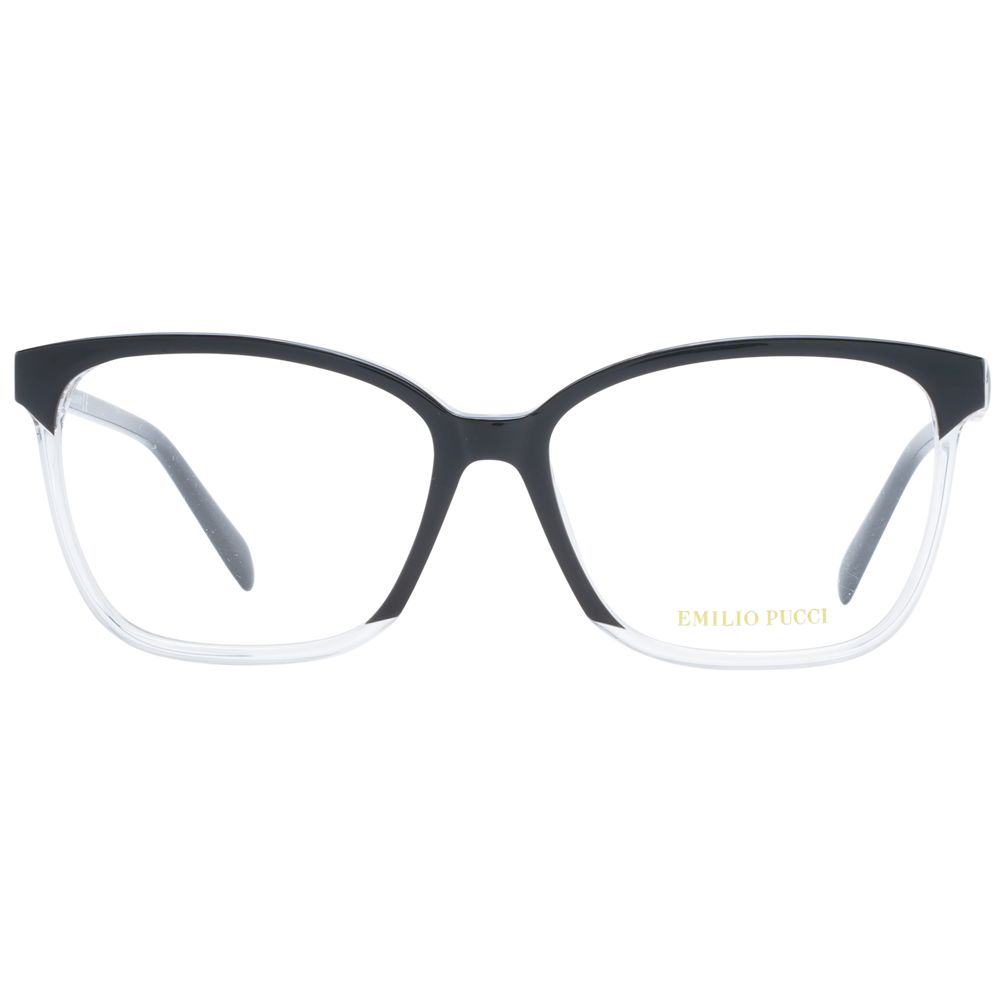Emilio Pucci Black Plastic Glasses Frames