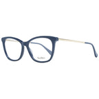 Max Mara blue plastic glasses frames, stylish and lightweight eyewear with a modern design.