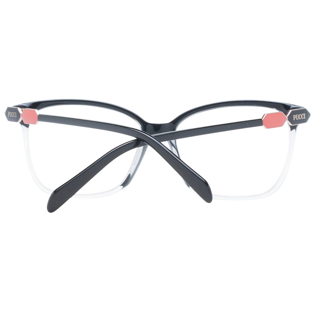Emilio Pucci Black Plastic Glasses Frames