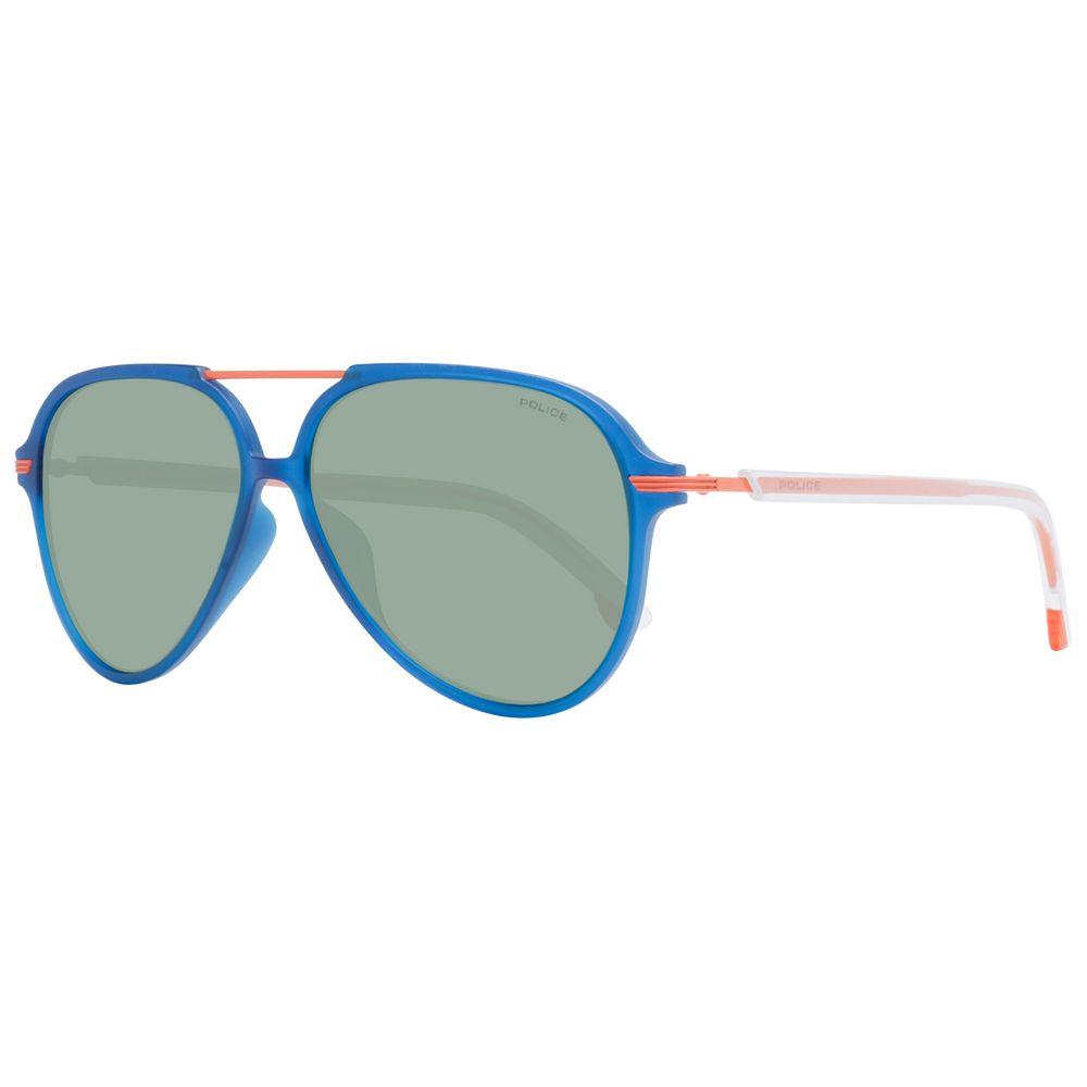 Police Blue Plastic Sunglasses - Eljoys Fashion 