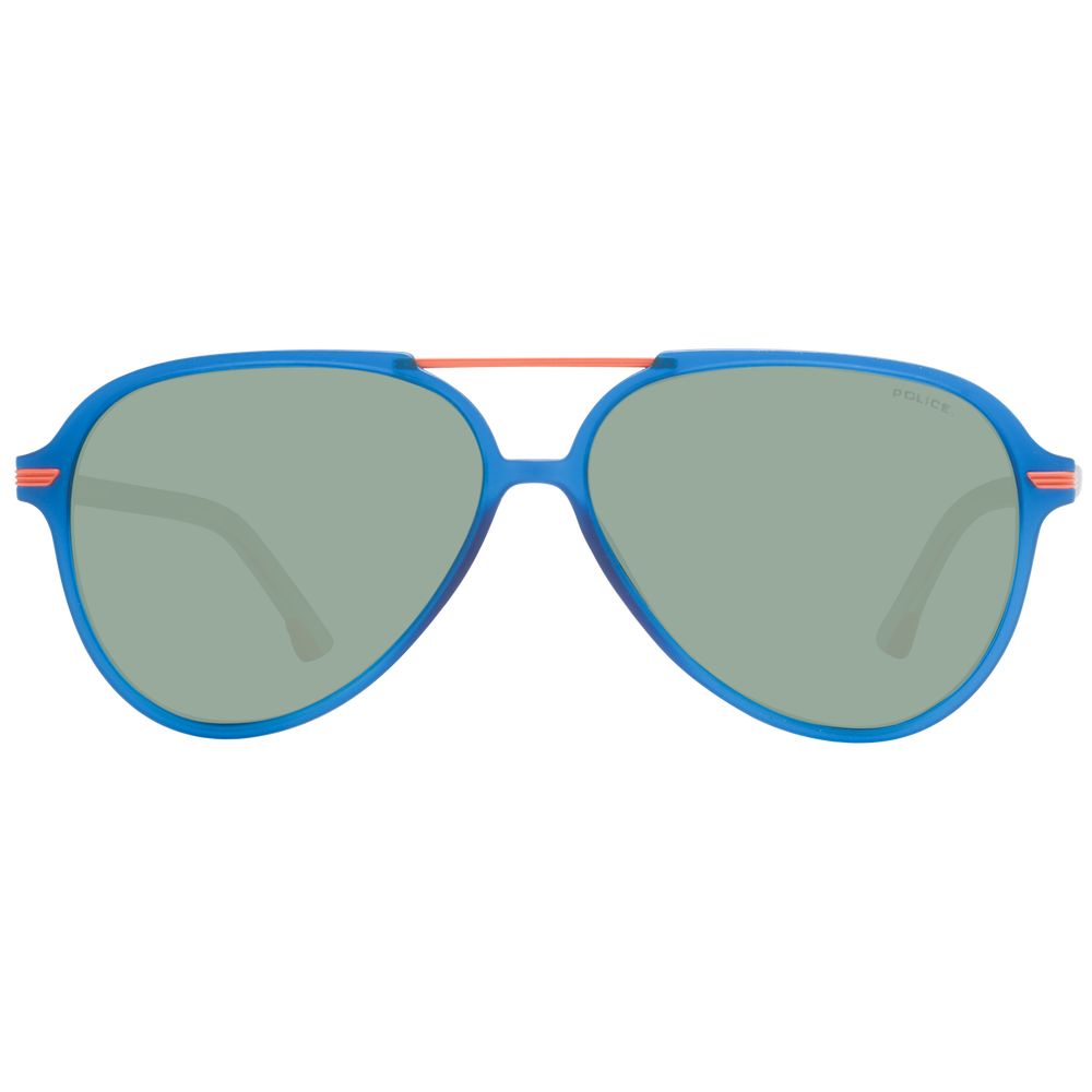 Police Blue Plastic Sunglasses - Eljoys Fashion 