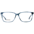 Hugo Boss blue acetate glasses frames with sleek, modern design and clear lenses, stylish eyewear for everyday wear.