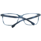 Hugo Boss blue acetate glasses frames with sleek design and modern style, shown on a plain background.
